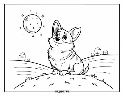 120+ Coloriages de corgis pour enfants et adultes (Gratuits)
