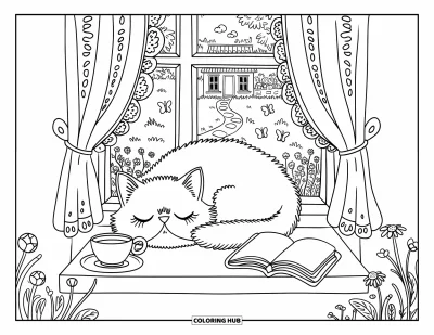105+ Coloriages cottagecore pour enfants et adultes (Gratuits)