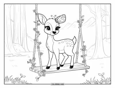 120+ Coloriages de cerfs pour enfants et adultes (Gratuits)