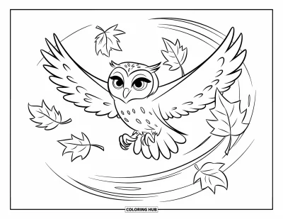 110+ Owl Coloring Pages