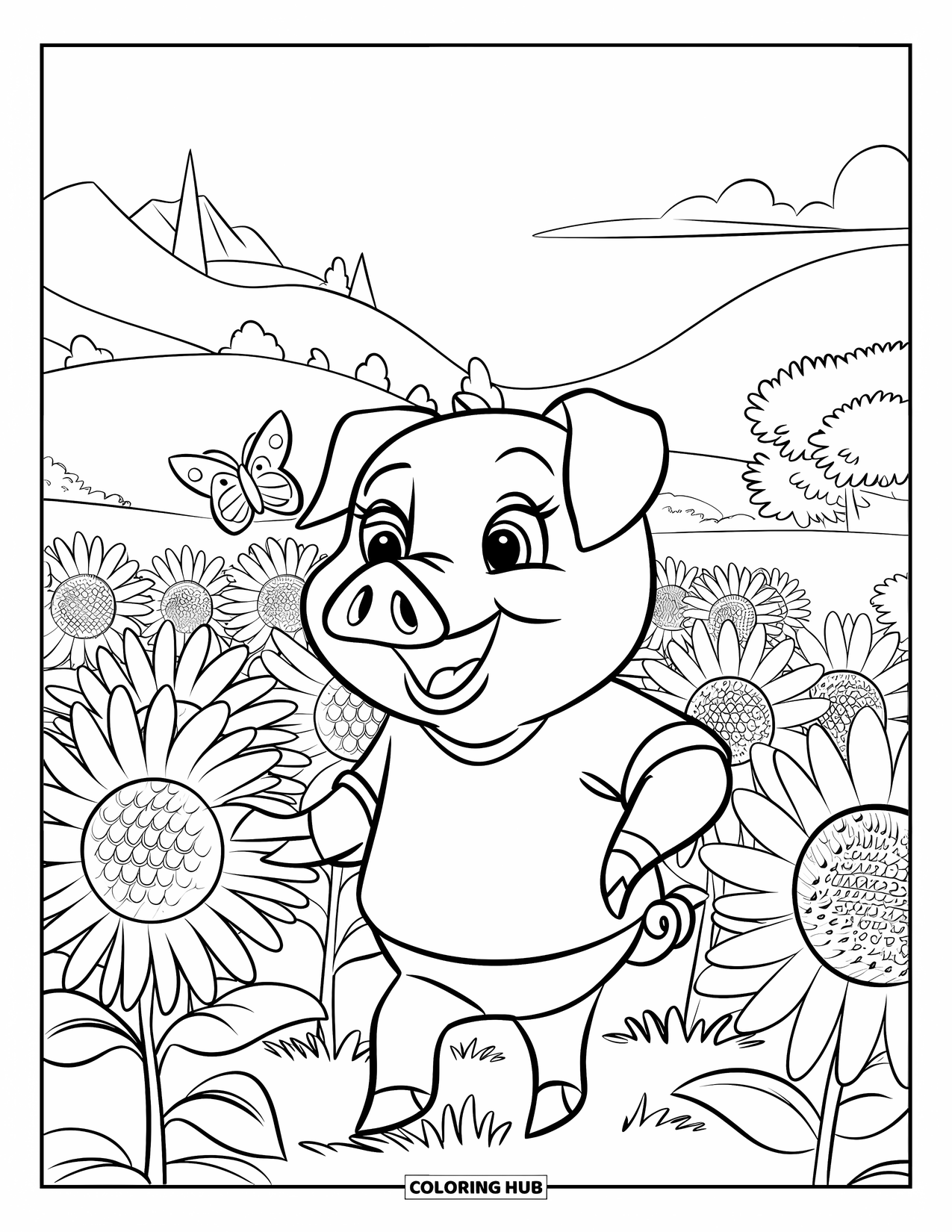 90 Coloriages De Cochons Pour Enfants Et Adultes Gratuits 