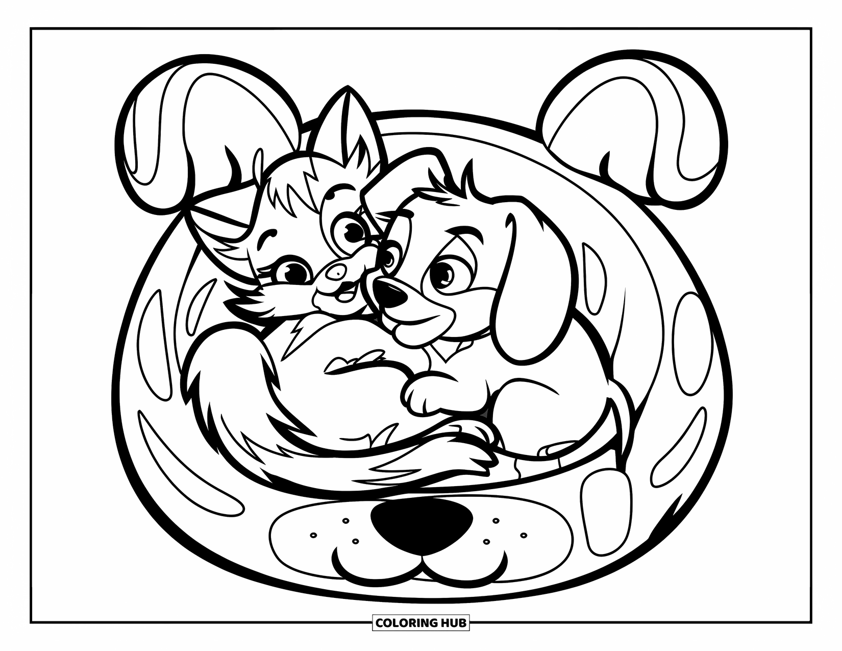 120 Coloriages De Chats Et De Chiens Pour Enfants Et Adultes Gratuits 