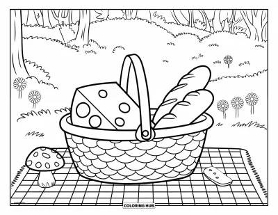 85+ Coloriages de fromage pour enfants et adultes (Gratuits)