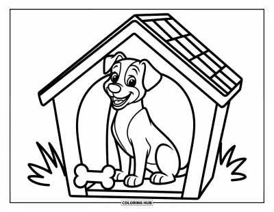 200+ Coloriages de chiens pour enfants et adultes (Gratuits)