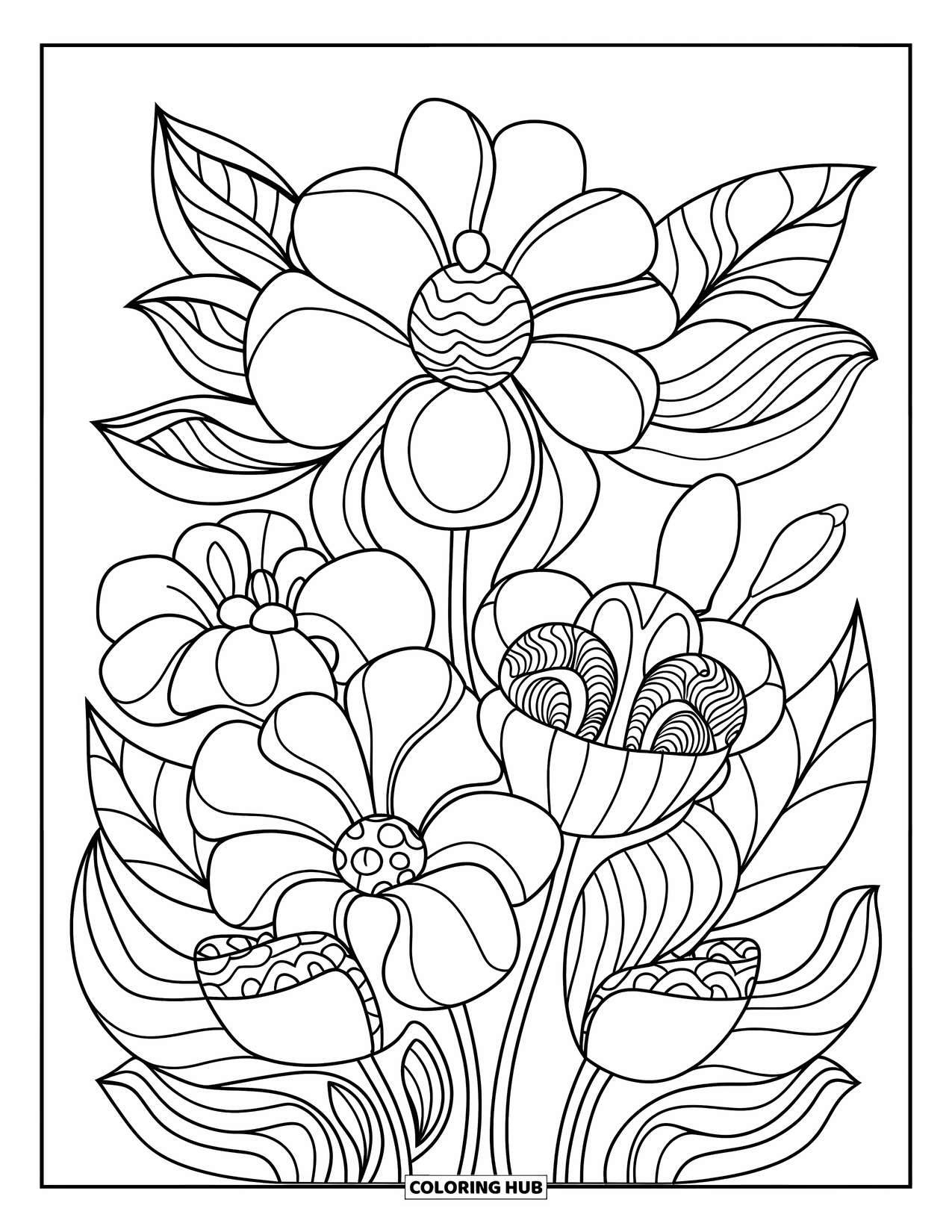 180 Disegni Di Fiori Da Colorare Per Bambini E Adulti Gratis 180 Disegni Di Fiori Da Colorare Per Bambini E Adulti Gratis