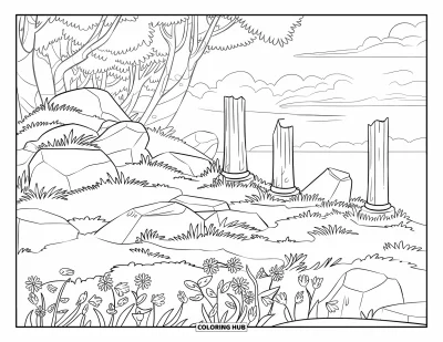 130+ Coloriages de forêt pour enfants et adultes (Gratuits)