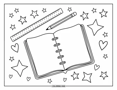 145+ School Coloring Pages