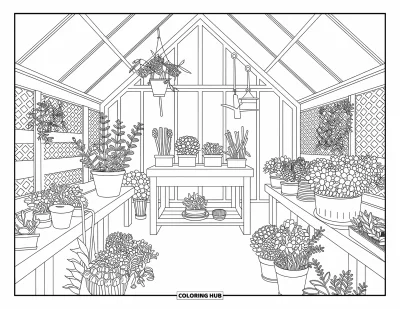Disegno d'estate da colorare per adulti: Un vivace design agrumato con fette di limone, viticci arricciati e piccoli fiori in un motivo dettagliato
