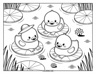 Disegno d'estate da colorare per adulti: Un picnic da sogno sotto i ciliegi in fiore, con libro, frutta e petali che fluttuano