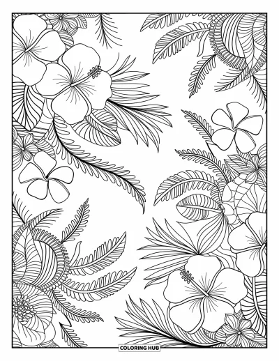 Disegno d'estate da colorare per adulti: Una scena serale sul molo dal fascino intimo con lanterne, onde morbide e un cappello di paglia sul bordo