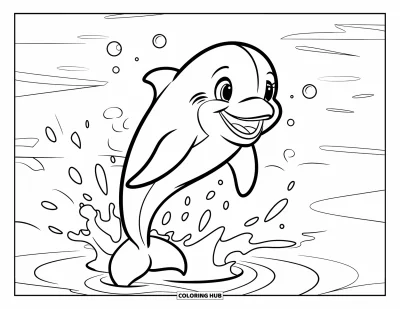 Disegno d'estate da colorare per bambini: Un secchiello da spiaggia e una paletta sono nella sabbia vicino a una piccola stella marina