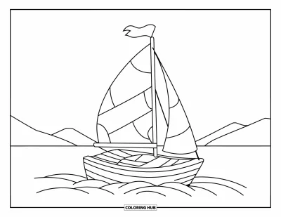 Disegno d'estate da colorare per bambini: Una porta rustica di legno decorata con intagli è circondata da fiori vivaci