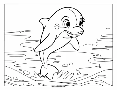 Disegno d'estate da colorare per bambini: Una piccola stella marina riposa accanto a secchiello e paletta sulla riva