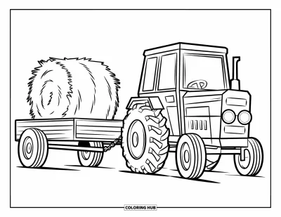 200+ Coloriages de tracteurs pour enfants et adultes (Gratuits)