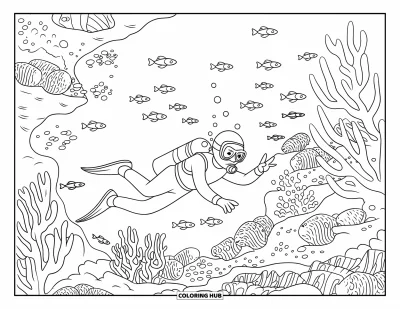 180+ Under The Sea Coloring Pages