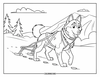95+ Coloriages de husky pour enfants et adultes (Gratuits)