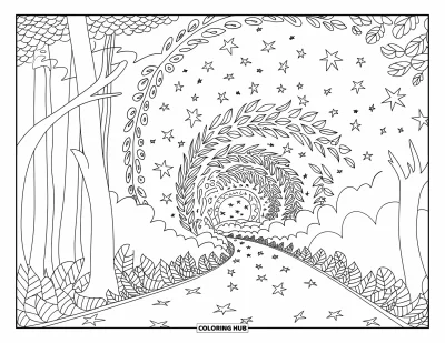 100+ Trippy Coloring Pages