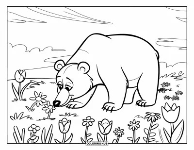95+ Brown Bear Coloring Pages