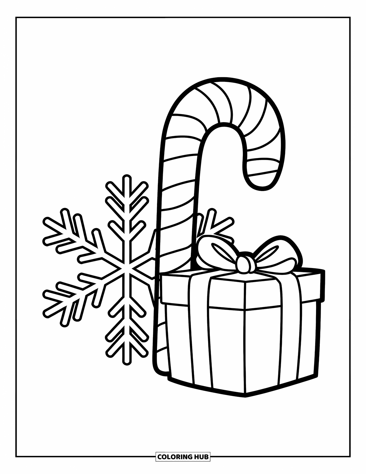 105+ Candy Cane Coloring Pages for Kids & Adults (Free Printable PDFs)