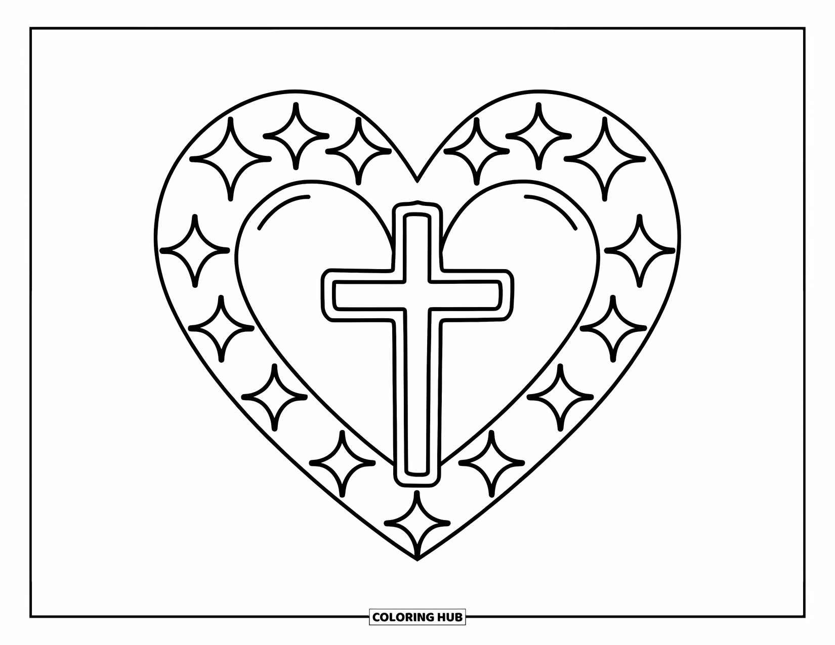90+ Christian Coloring Pages for Kids & Adults (Free Printable PDFs)