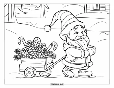 105+ Coloriages de lutins de Noël pour enfants et adultes (Gratuits)