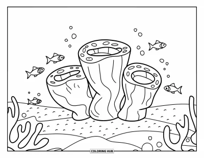 65+ Coloriages de récif corallien pour enfants et adultes (Gratuits)