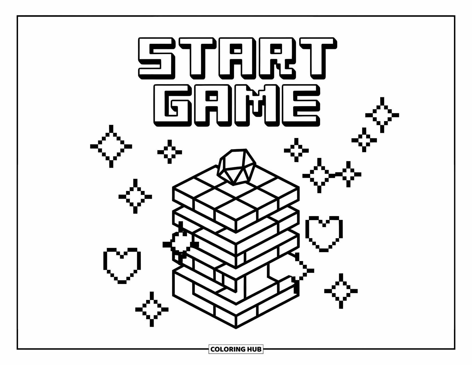 110 Gaming Coloring Pages For Kids Adults Free 