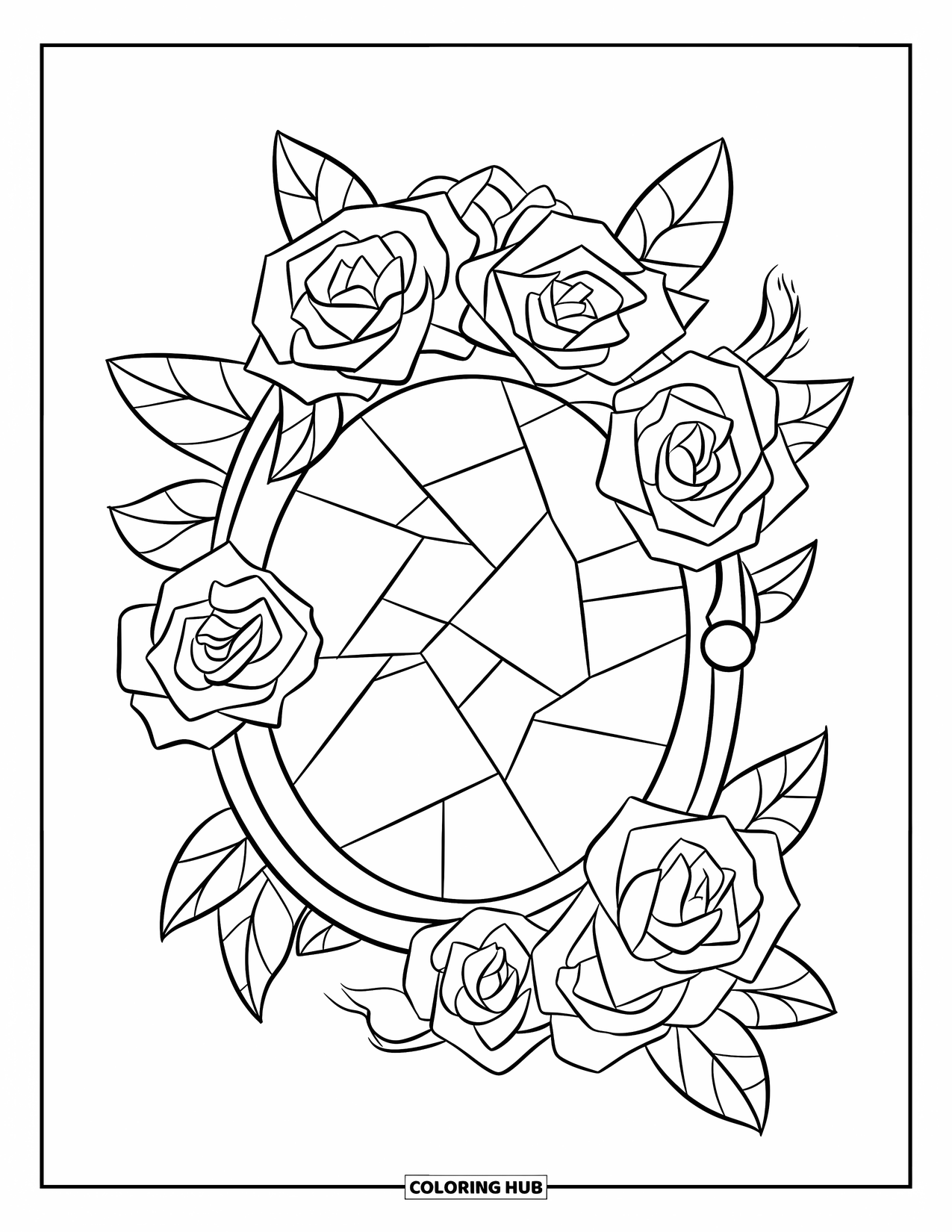 80+ Gothic Coloring Pages for Kids & Adults (Free Printable PDFs)
