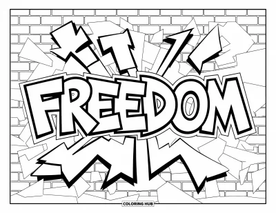 85+ Graffiti Coloring Pages