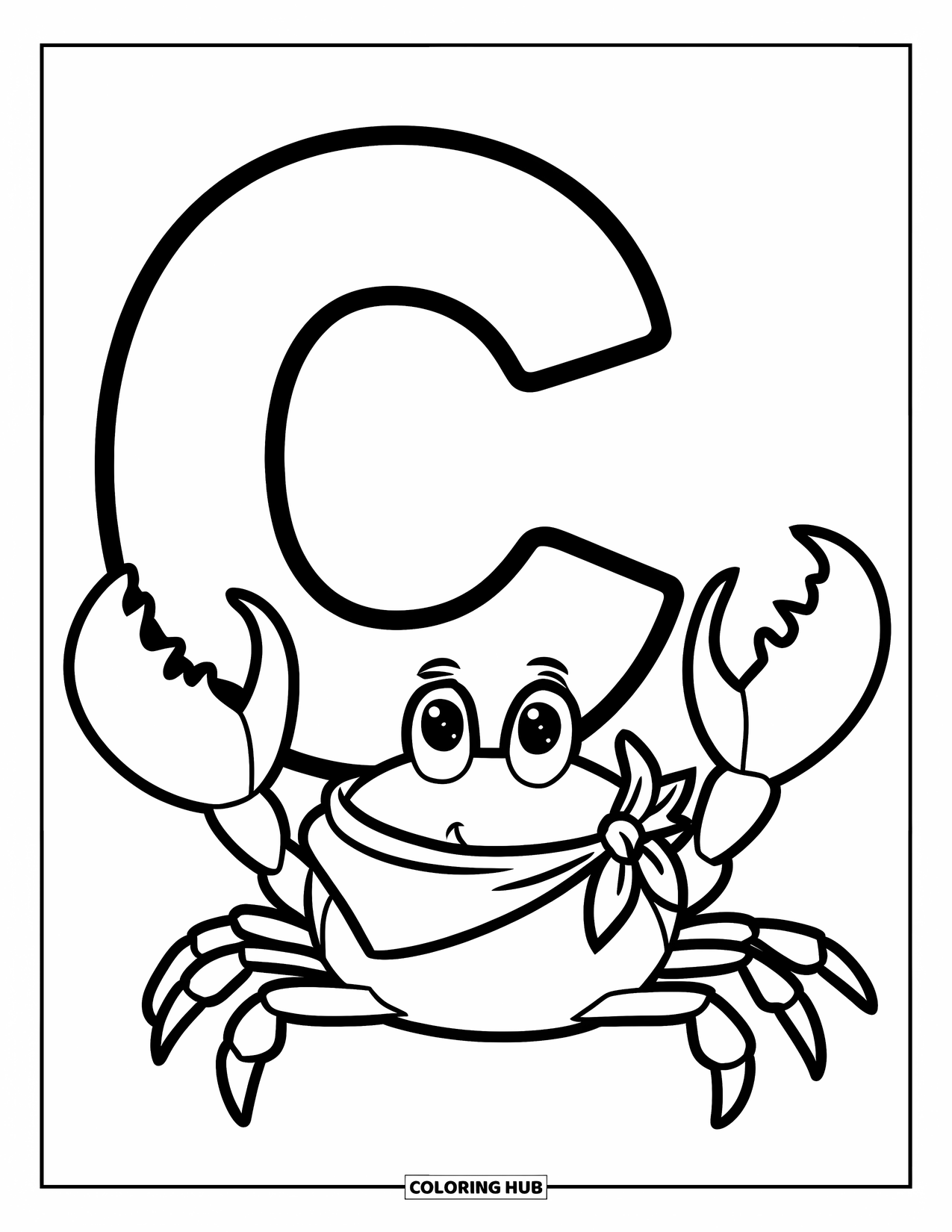 100+ Letter C Coloring Pages for Kids & Adults (Free Printable PDFs)