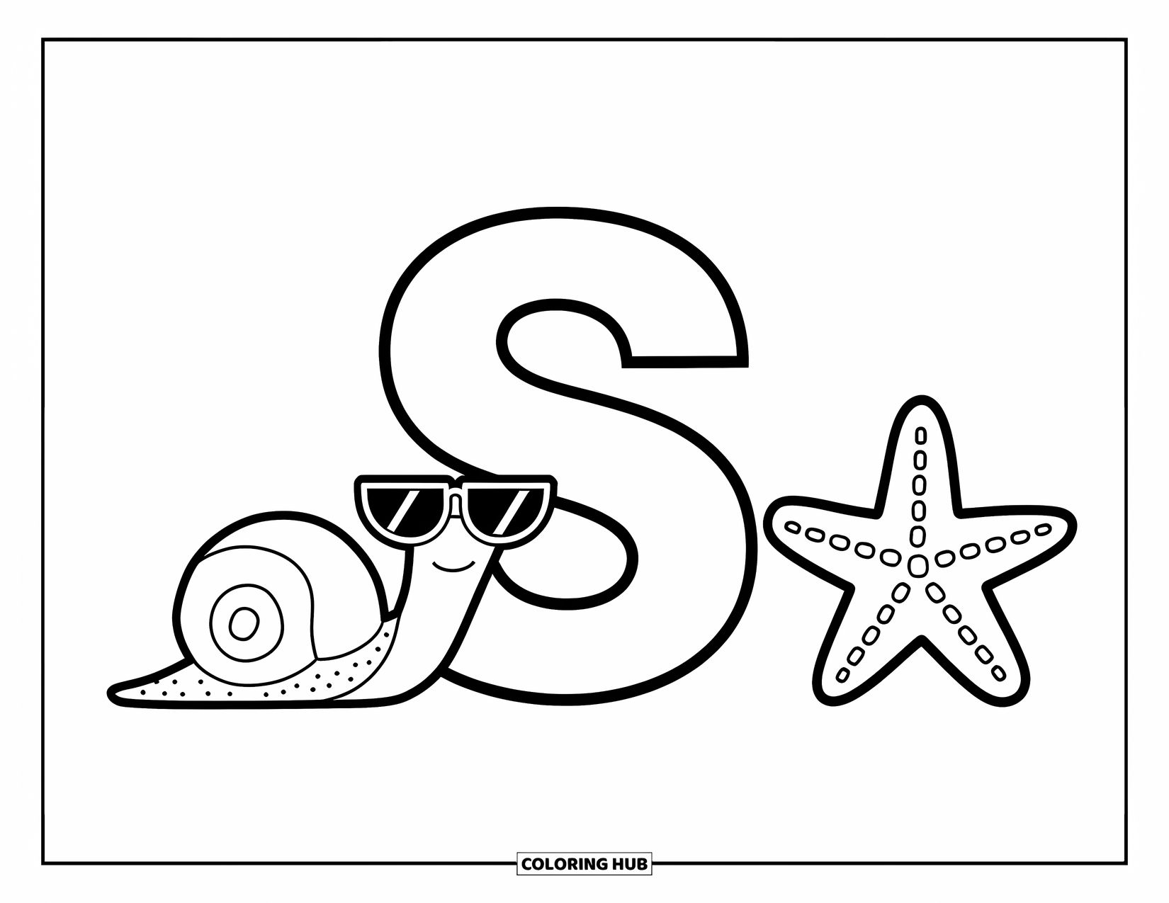 95+ Letter S Coloring Pages for Kids & Adults (Free Printable PDFs)