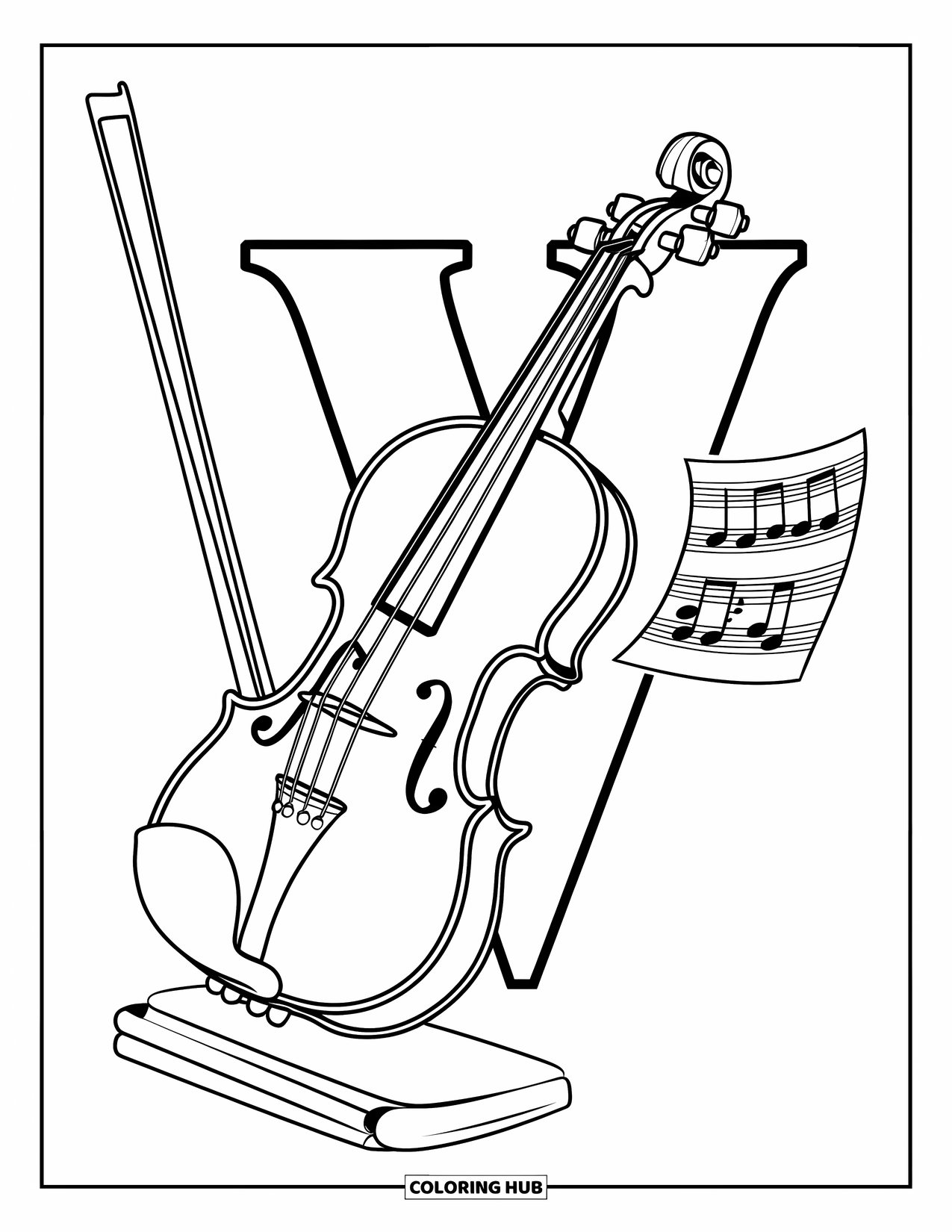 95+ Letter V Coloring Pages for Kids & Adults (Free Printable PDFs)