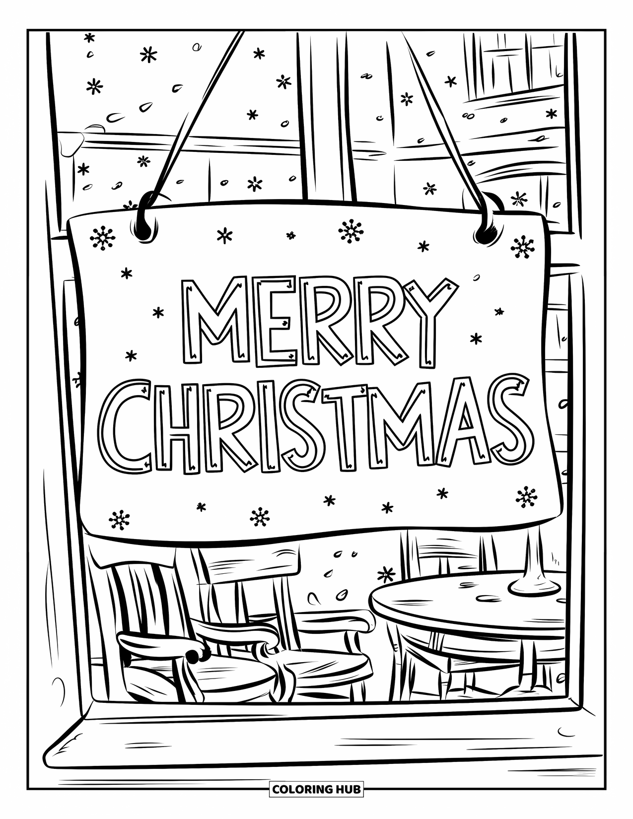 110+ Merry Christmas Coloring Pages for Kids & Adults (Free Printable PDFs)