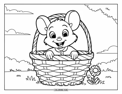 95+ Coloriages de souris pour enfants et adultes (Gratuits)