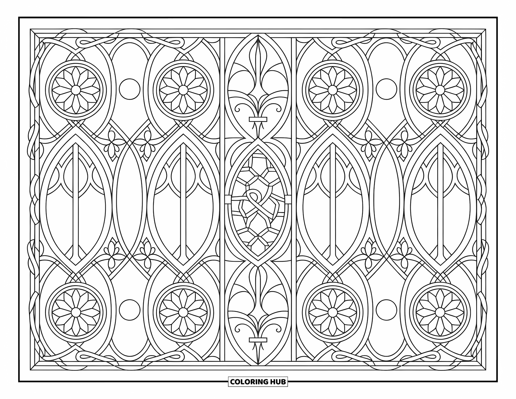 110+ Pattern Coloring Pages for Kids & Adults (Free Printable PDFs)
