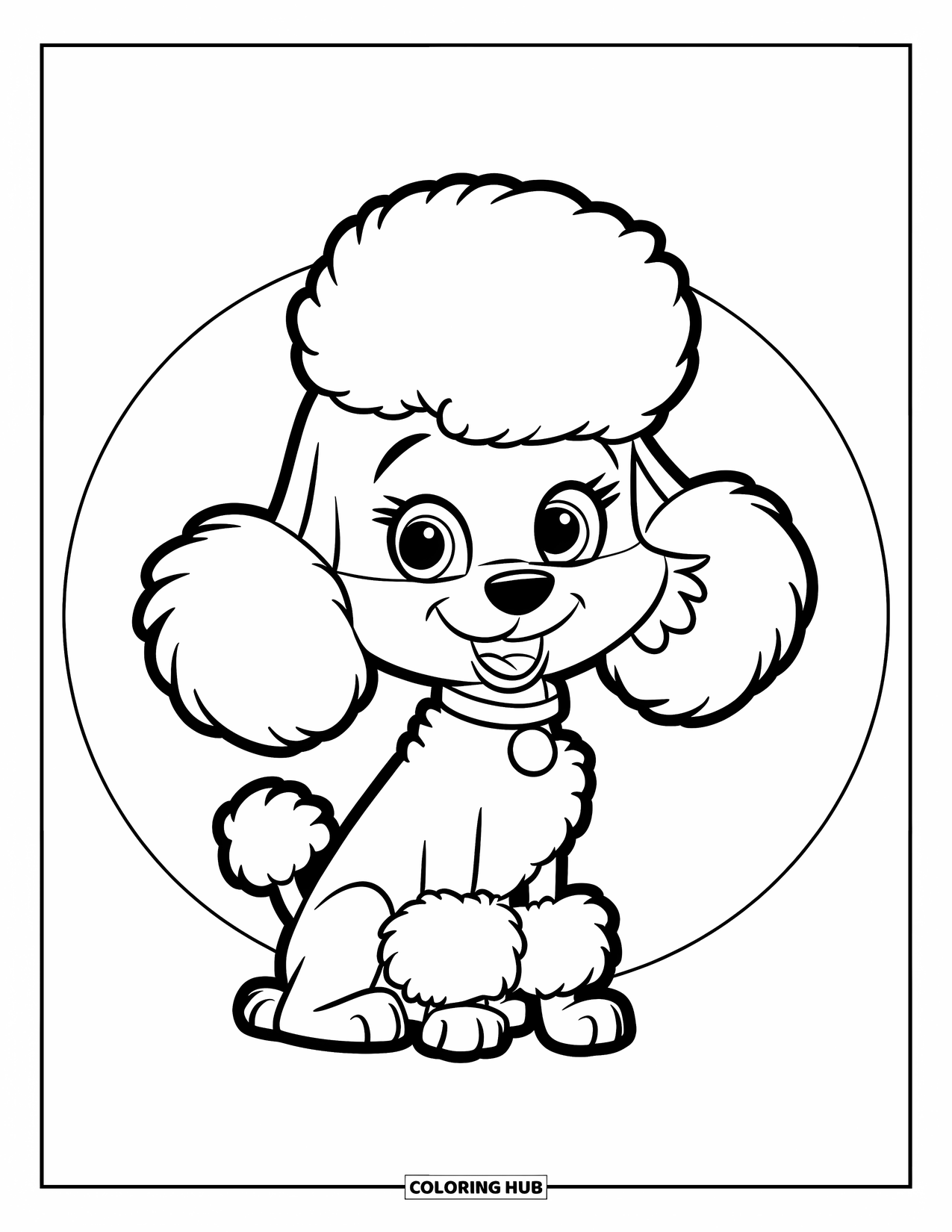 80+ Poodle Coloring Pages for Kids & Adults (Free Printable PDFs)