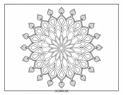 110+ Rangoli-fargeleggingsark for barn og voksne (Gratis)
