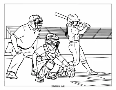 110+ Fargeleggingsark med softball for barn og voksne (Gratis)