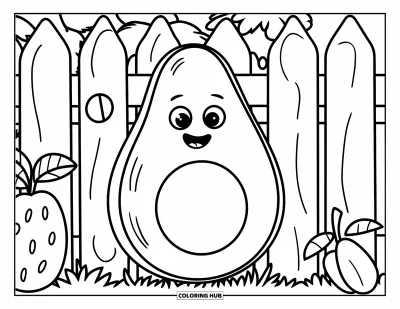 65+ Coloriages d&rsquo;avocats pour enfants et adultes (Gratuits)