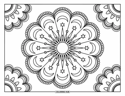 95+ Bohemian Mandala Coloring Pages