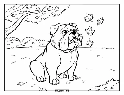 75+ Coloriages de bulldog pour enfants et adultes (Gratuits)