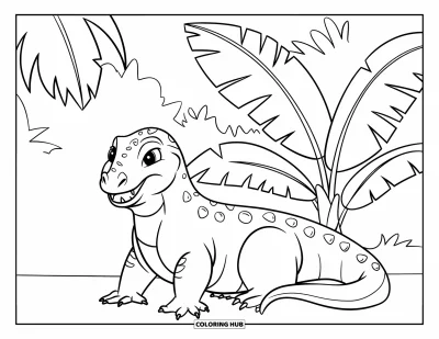 75+ Coloriages de dragon de Komodo pour enfants et adultes (Gratuits)