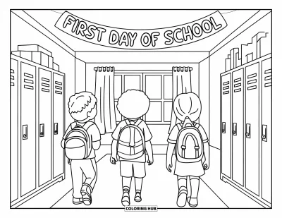 95+ Back To School Coloring Pages