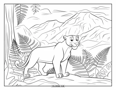 70+ Coloriages de panthère noire pour enfants et adultes (Gratuits)
