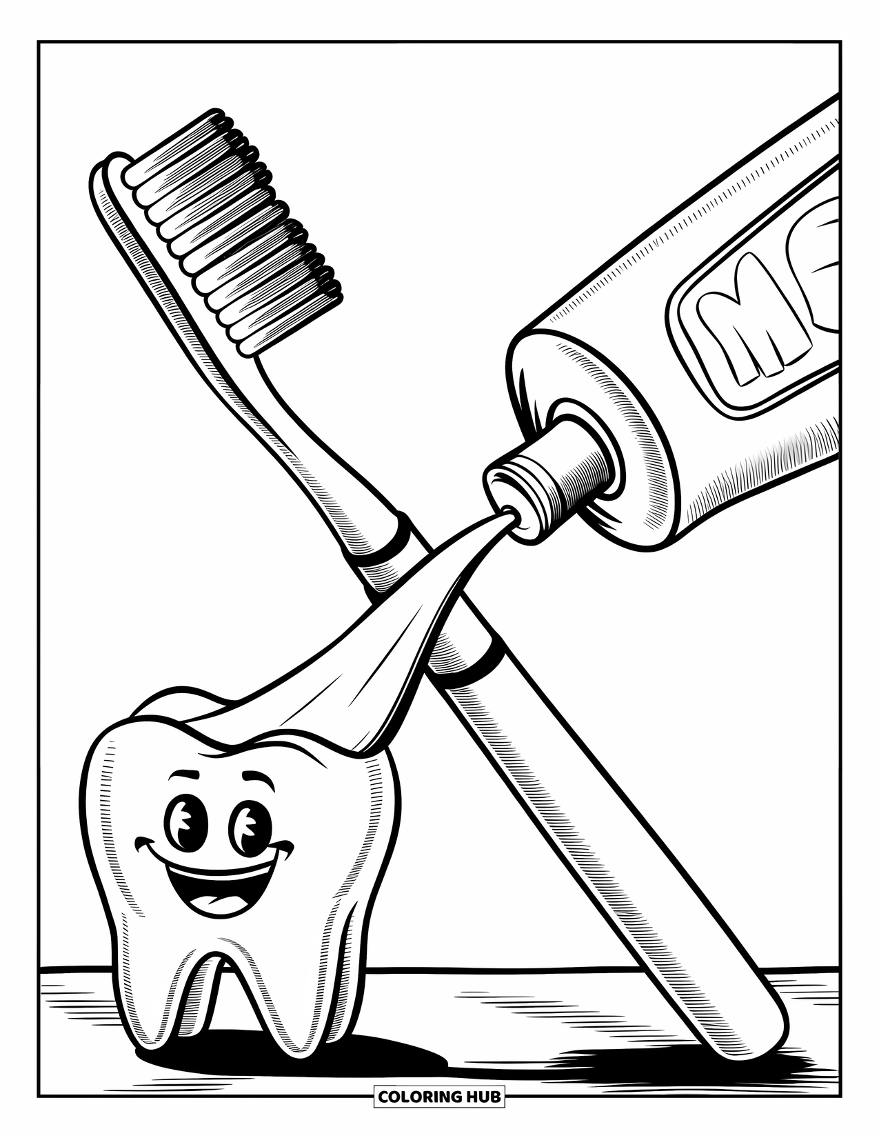 85+ Dentist Coloring Pages for Kids & Adults (Free Printable PDFs)