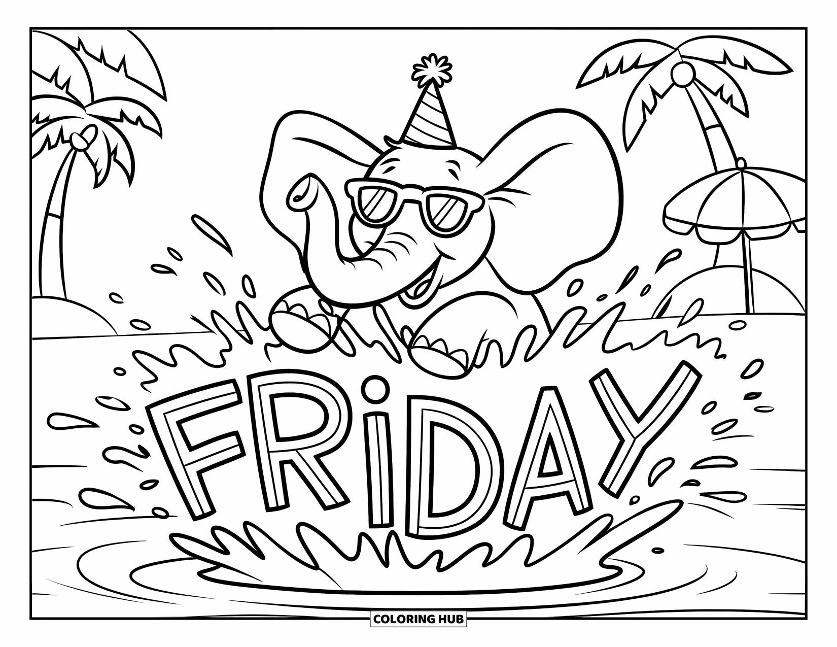 85 Friday Coloring Pages For Kids Adults Free 
