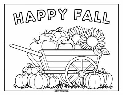95+ Coloriages « Vive l’automne » pour enfants et adultes (Gratuits)