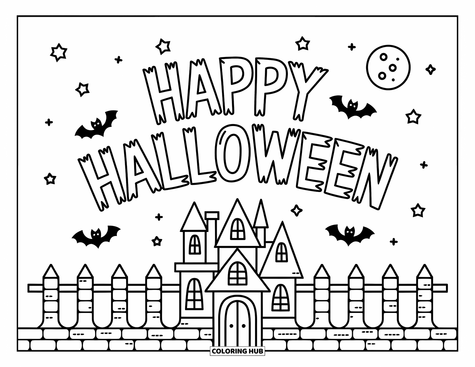 100+ Happy Halloween Coloring Pages for Kids & Adults (Free)