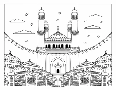 70+ Coloriages de l&rsquo;Inde pour enfants et adultes (Gratuits)