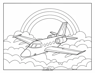 85+ Jet Coloring Pages